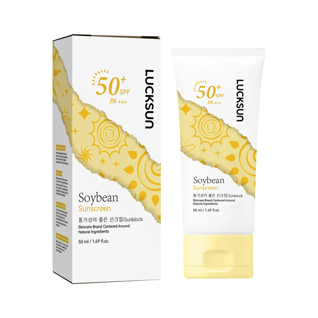 Lot de 5 Crème solaire  SPF50+ à la Centella Asiatica - Protection Haute Durée & Hydratation